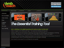 Tablet Screenshot of climbcoach.org